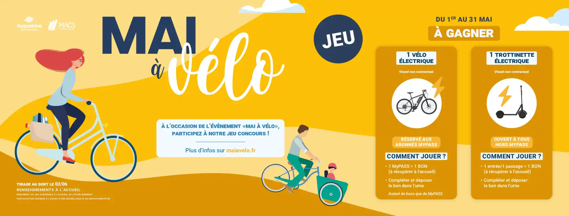 Jeu "Mai à Vélo" du 1er eu 31 mai