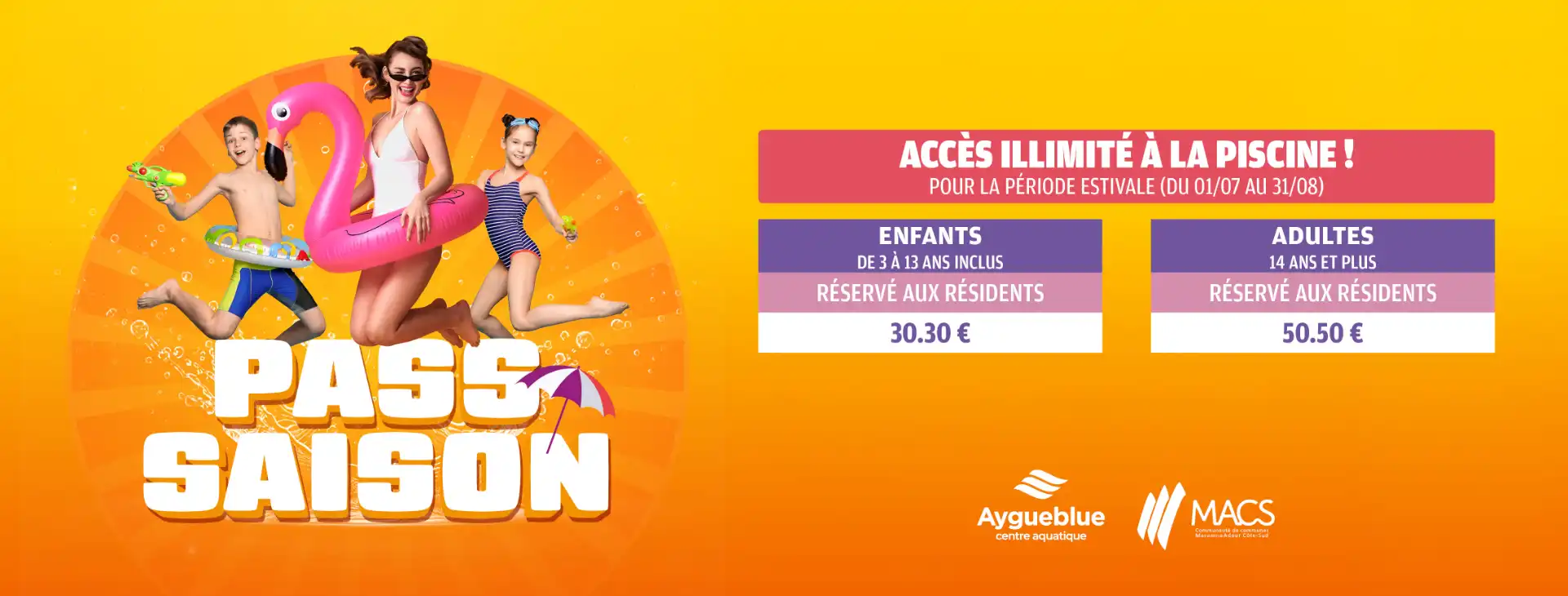 Pass saison été 2025