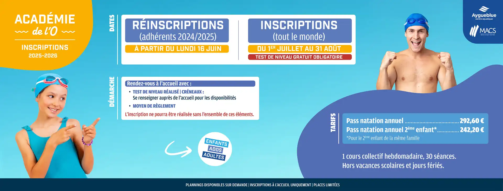 Réinscriptions Académie de l'O